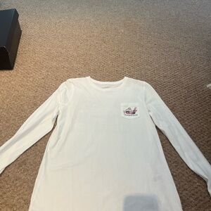 Vineyard Vines White Après Ski Long Sleeve Tee – Size S